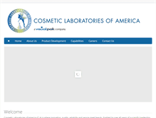 Tablet Screenshot of cla-cosmeticlabs.com